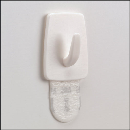 Command Micro Hooks, Small, White, 3 Hooks 4 Small Strips