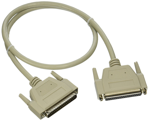 C2G 02688 DB37 M/F Serial RS232 Extension Cable, Beige (3 Feet, 0.91 Meters)