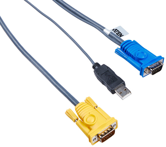 2l5206up Video/Usb Cable - 15 Pin Sphd (M) - 4 Pin Usb Type a, Hd-15 (M) - 19.