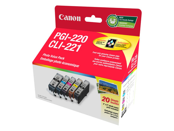 Canon PGI-220/CLI-221 Combo Pack