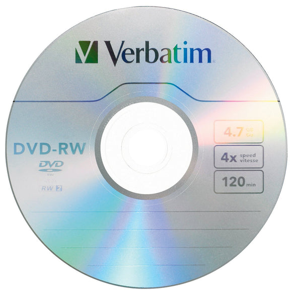 1PK DVD-RW 4X 4.7GB with Jewel Case