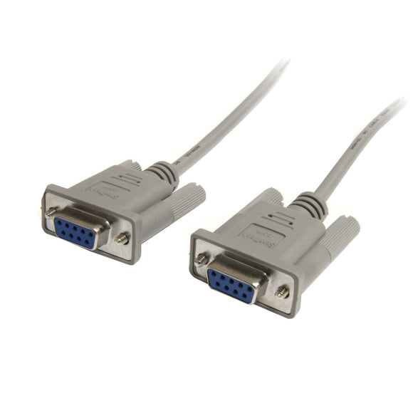 StarTech.com 6 ft Straight Through Serial Cable - DB9 F/F - Serial cable - DB-9 (F) to DB-9 (F) - 6 ft  - MXT100FF