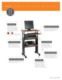 Safco Muv Stand-up Adjustable Height Workstation