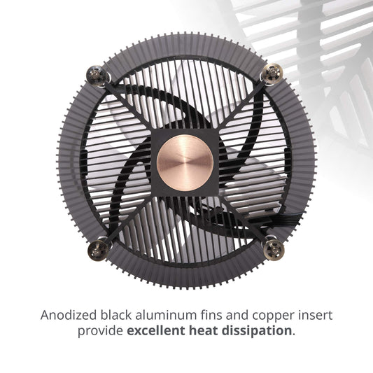 Cooler Master RR-I71C-20PC-R1 i71C RGB Intel only CPU Air Cooler Anodized Black Aluminum fins 120mm RGB Master Fan
