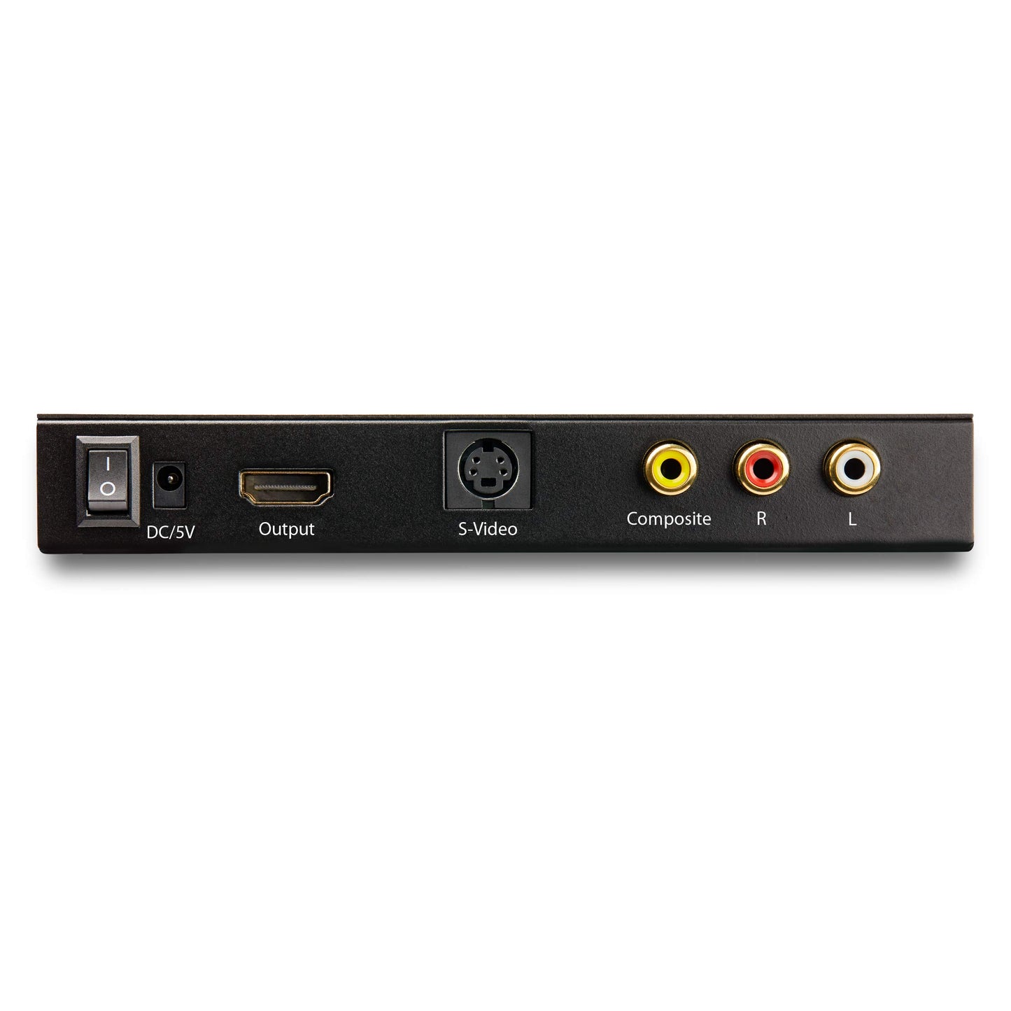 StarTech.com S-Video or Composite to HDMI Converter with Audio - 720p - NTSC & PAL - Analog to HDMI Upscaler - Mac & Windows (VID2HDCON2)