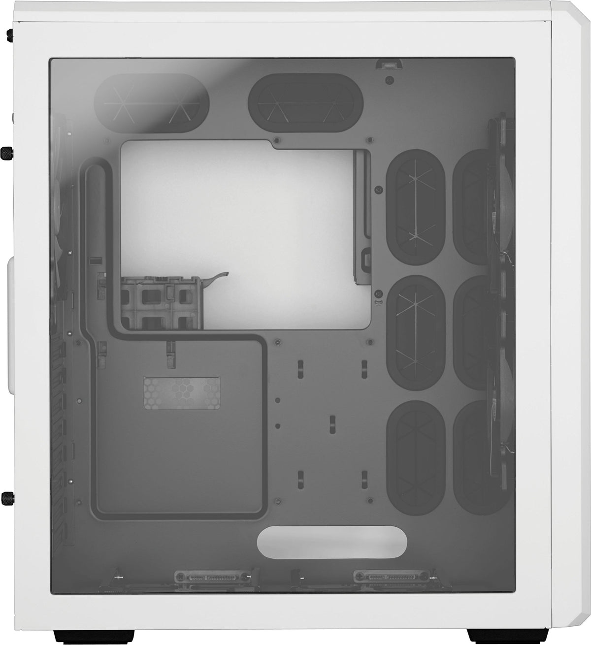 Corsair CC-9011048-WW Carbide Series Air 540 Windowed ATX High Airflow Cube Performance Computer Case with White LED Fan - Arctic White