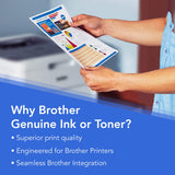 Brother Genuine Standard Yield Color Ink Cartridges, LC613PKS, Replacement 3 Pack of Color Ink, Includes 1 Cartridge Each of Cyan, Magenta & Yellow, Page Yield Up To 325 Pages/Cartridge, LC61