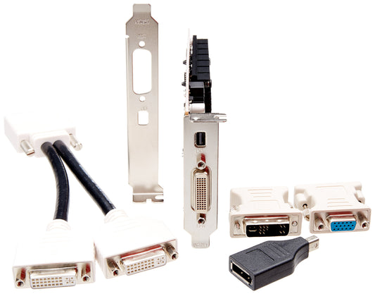 Radeon Hd 6350 Pcie 1gb Dual Dvi-D/Vga 800mhz Dms59 Dp Sff Ddr3 (900456)