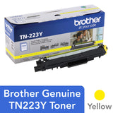 Brother TN223Y Laser Printer Toner, Yellow