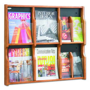Safco Products Expose 6 Magazine 12 Pamphlet Display