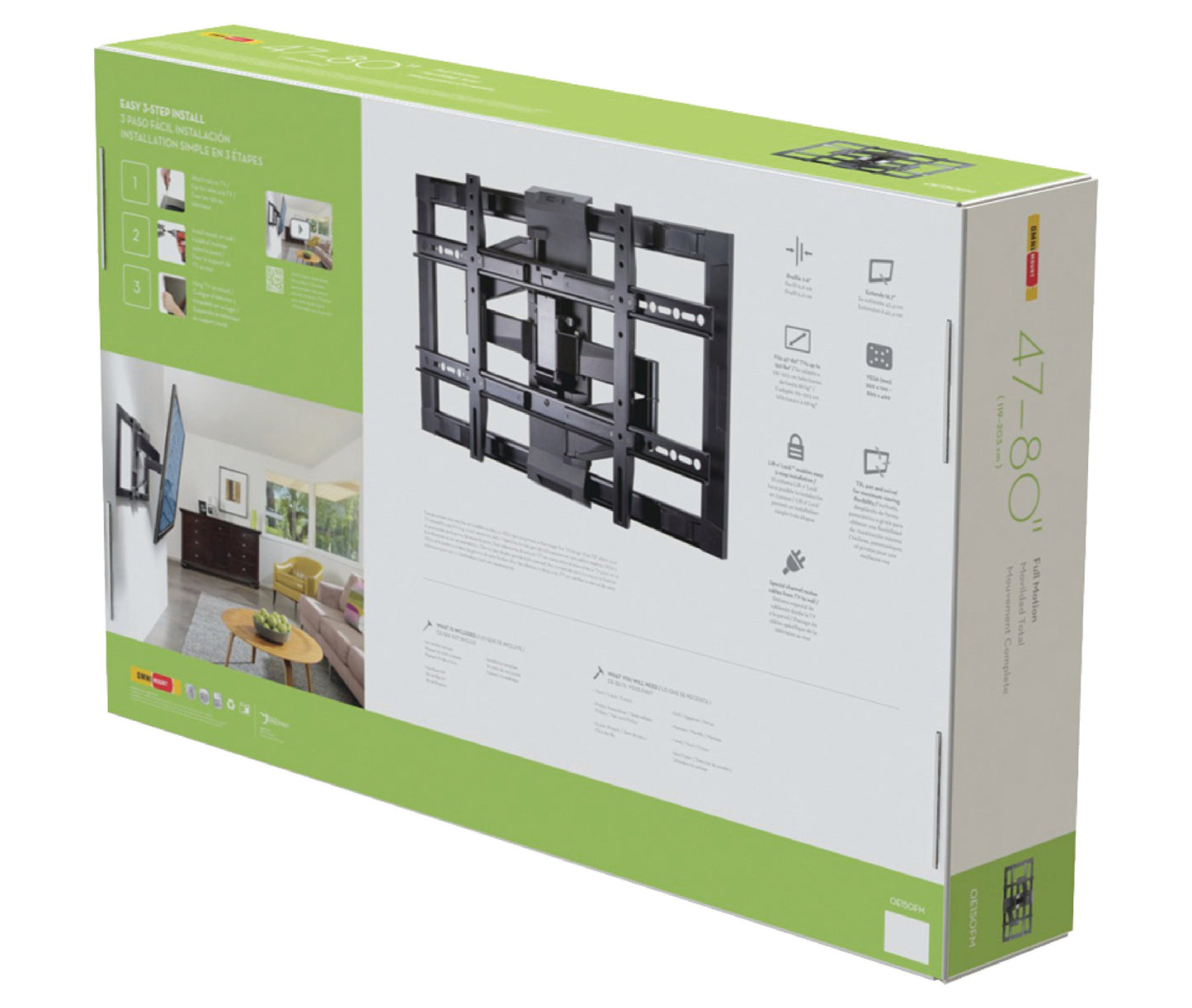 OmniMount 47-80" Articulating Wall Mount