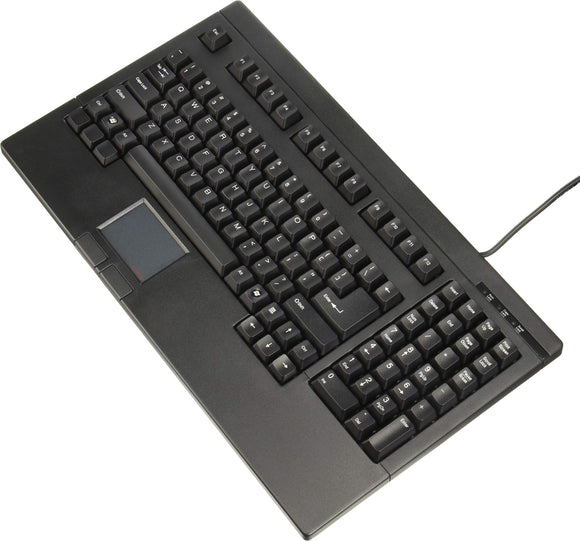 Solidtek Pos/rackmount Keyboard with Built in Touch Pad USB Connector Black