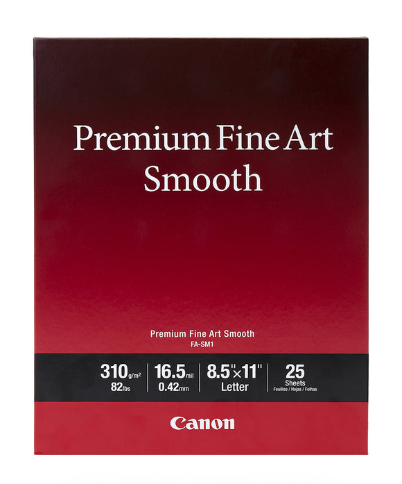 Canon FA-SM1 17x22 (25 Sheet) Premium Fine Art Smooth Paper