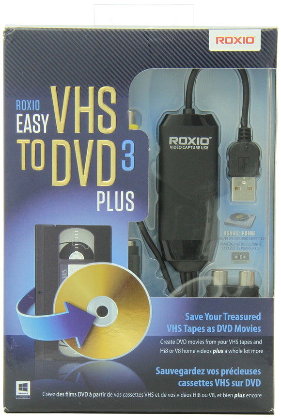 Roxio 251000CA Easy VHS to DVD 3 Plus - Canada Bilingual