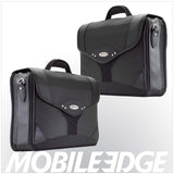 Mobile Edge Black Select Laptop Briefcase 15.6 Inch PC, 17 Inch Mac, SafetyCellTM Computer Protection Compartment, Gel-eGripTM Comfort Handle, for Men, Women, Business, Students MEBCS1