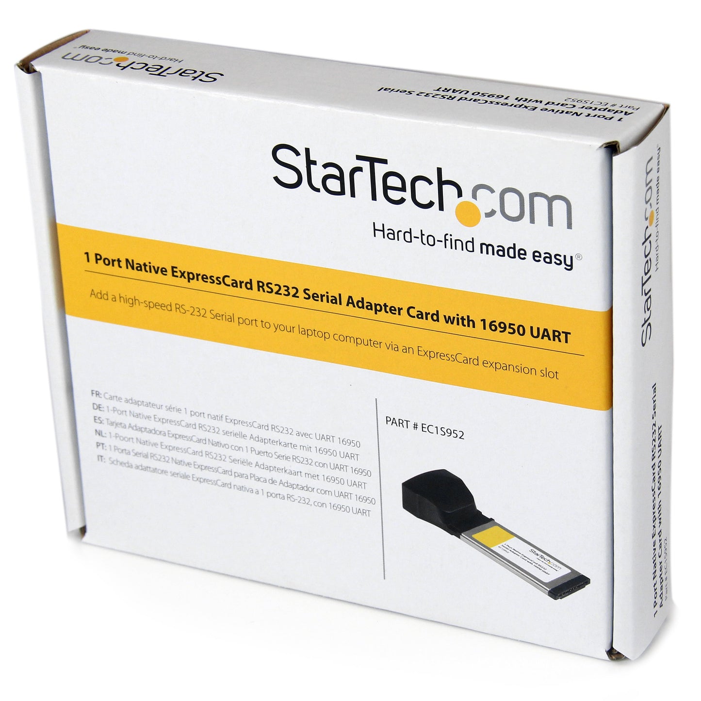 Startech.Com EC1S952 1 Port Native Expresscard Rs232 Serial Adapter Card with 16950 Uart
