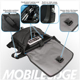 Mobile Edge AWV1317M2.0 Alienware Vindicator 2.0 Black Laptop Messenger Bag, 13 inch/15 inch/17 Inch for Students, Gamers, Black/Blue, One Name