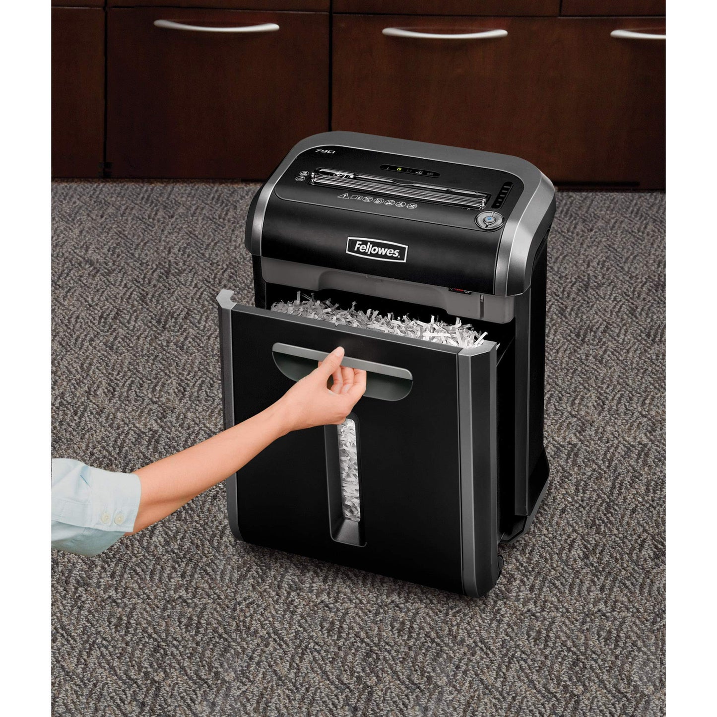 Fellowes PS-79Ci Intellishred Shredder, Black/Gray (3227902)