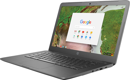 HP 3NU63UT#ABA Chromebook (Chrome OS, Intel Celeron 1.1 GHz, 14" LED-Lit Screen, Storage: 16 GB, RAM: 4 GB) Grey