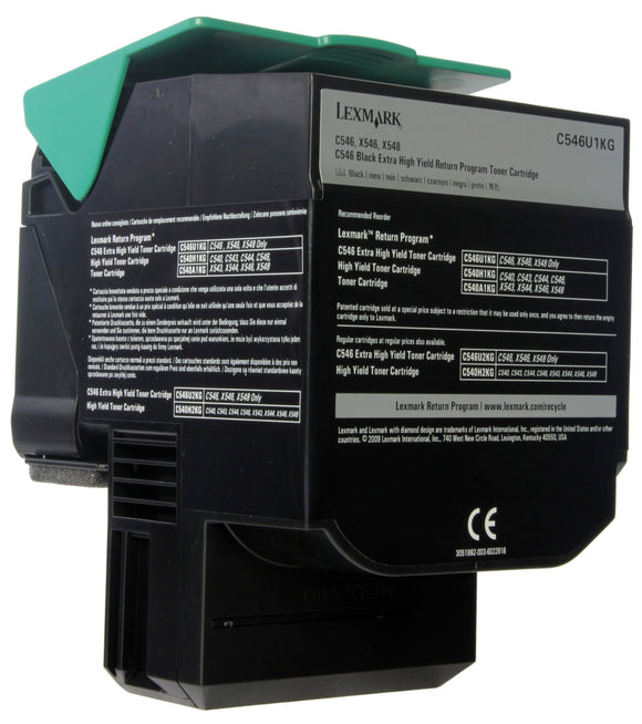 C546, X546 Black Extra High Yield Return Program Toner Cartridge