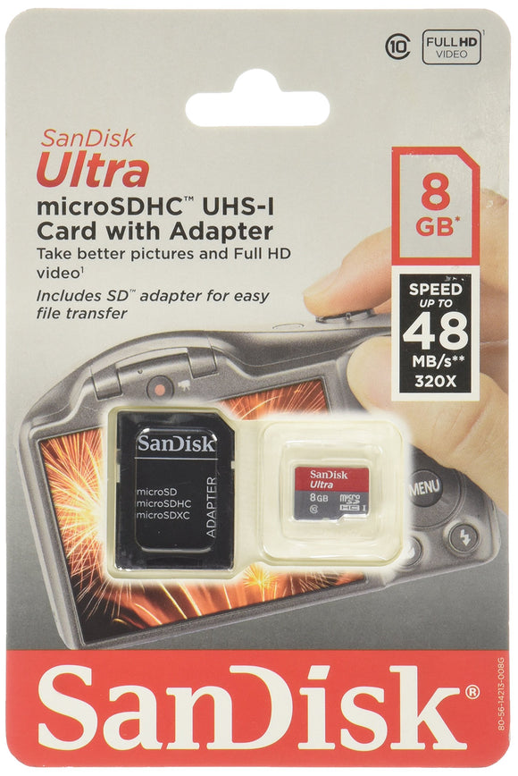 8gb Ultra C10 Imaging Microsd Card