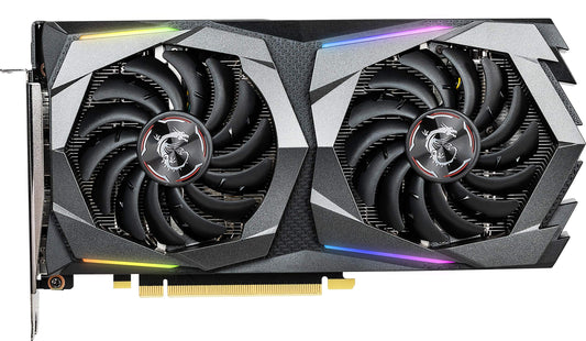 MSI Gaming GeForce GTX 1660 Ti 192-bit HDMI/DP 6GB GDRR6 HDCP Support DirectX 12 Dual Fan VR Ready OC Graphics Card (GTX 1660 TI Gaming X 6G)