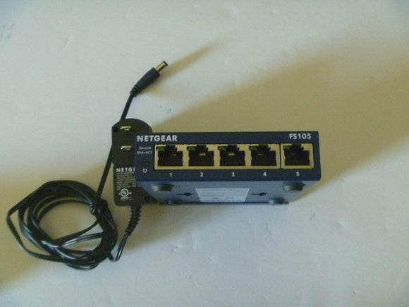 FS105NA - Netgear ProSafe FS105 Ethernet Switch 5 x 10/100Base-TX (FBA_FS105NA)