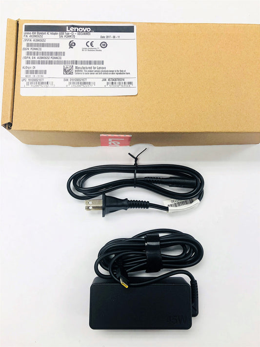 Lenovo Retail Packaged 45W USB Type C Connection Type AC Adapter ( Manufacture P/n; 4X20M26252 ) Only Used USB Type C Enabled ThinkPads