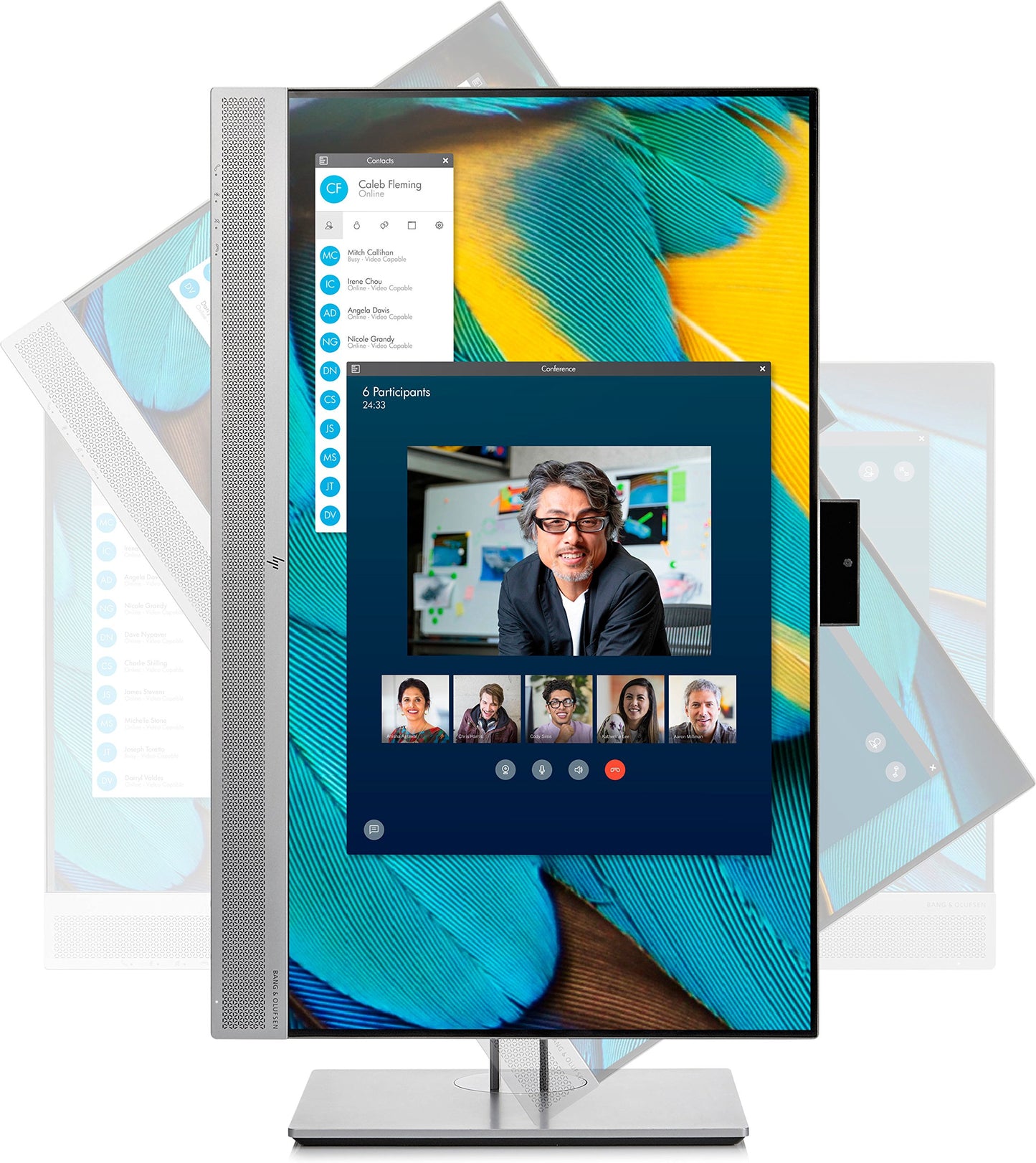 HP EliteDisplay E243m 23.8-Inch Screen LED-Lit Monitor Black/Silver (1FH48A8#ABA)