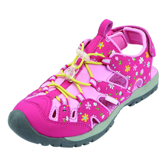 Northside Kid's Burke SE Athletic Sandal, Fuchsia/Pink, 6 M US Toddler