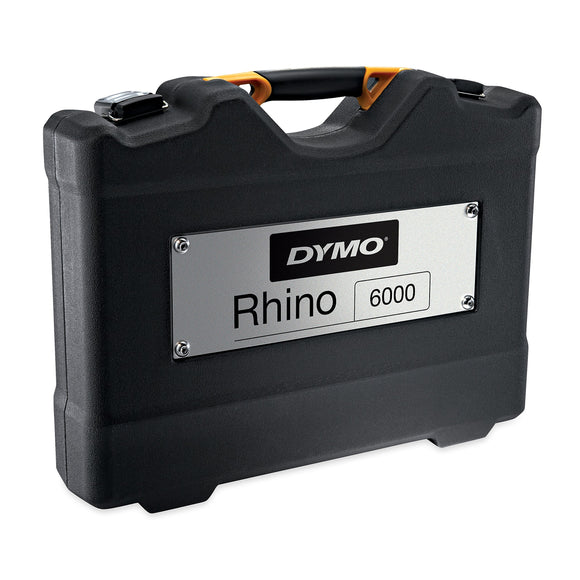 DYMO RhinoPRO Labeller Case, 6000 Durable Hard Carrying Case with Built-In Handle, Box of 1, Black (1738638)