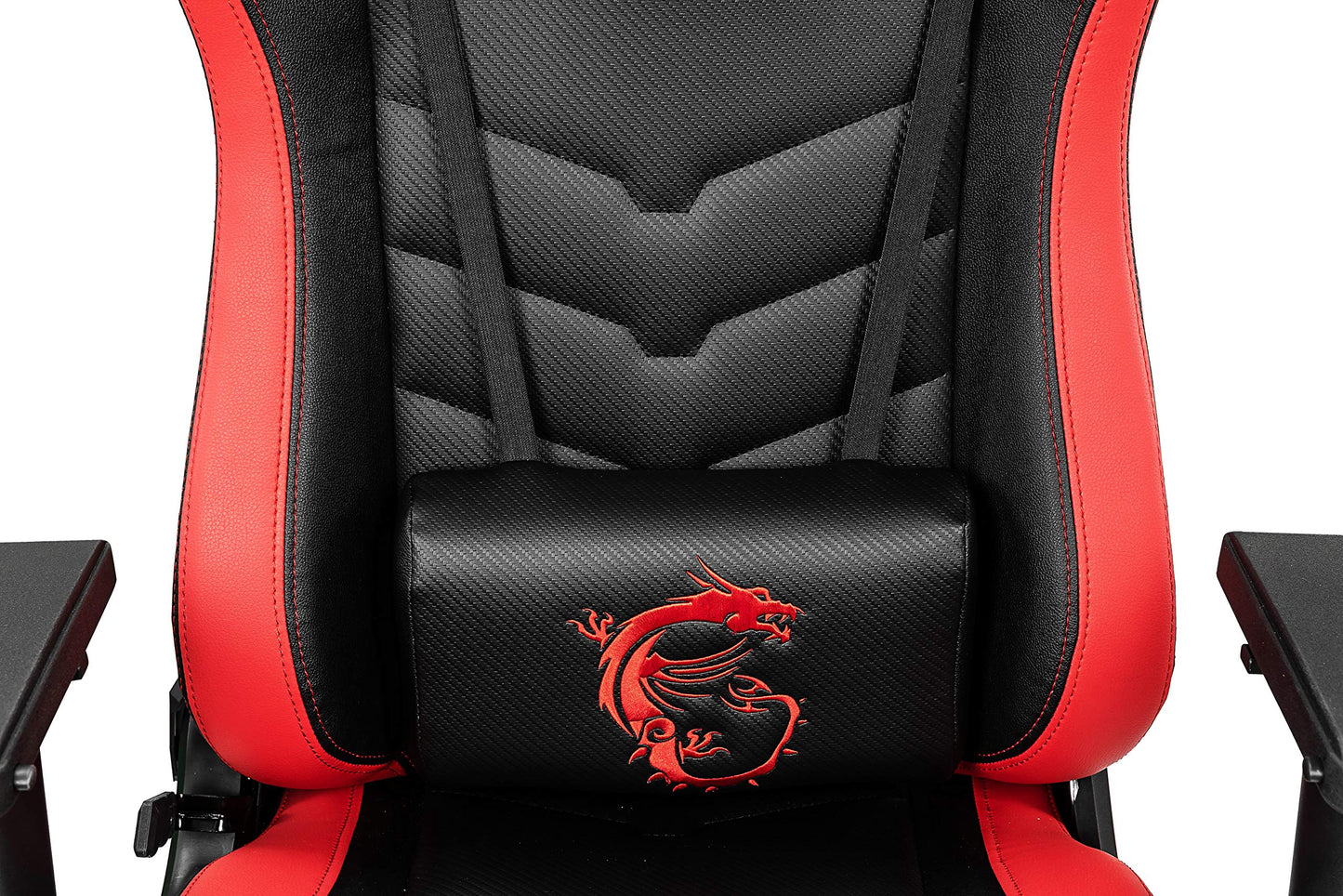 MSI MAG CH110 Gaming Chair Ergonomic Office Chair with Steel Frame Support, Breathable Molded Foam, 180-Degree Reclinable, 4D Multi-Adjustable Armrests, Headrest Pillow and Lumbar Cushion Included