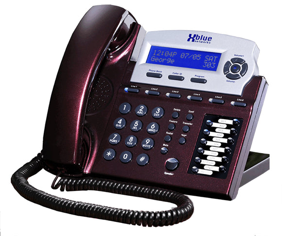 XBlue X16 Small Office Phone System 6 Line Digital Speakerphone - Red Mahogany (XB1670-76)
