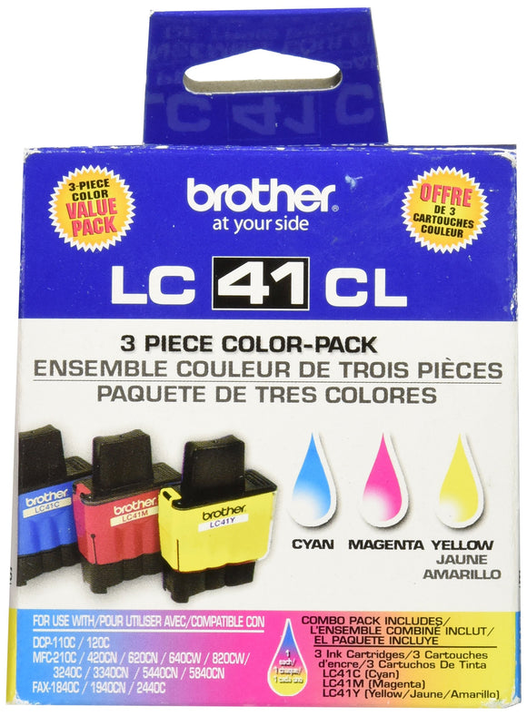 Brother 1 ea. CyanMagentaYellow Cartridges - 3 Pack (LC413PKS)