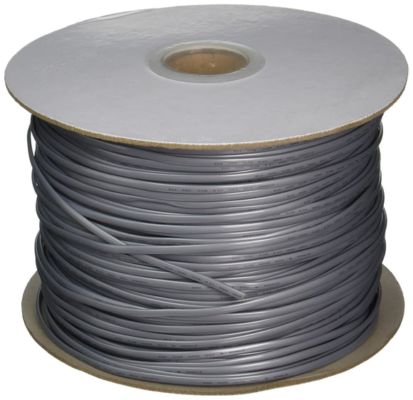 C2G 07193 28 AWG 4-Conductor Bulk Modular Flat Telephone Cable, Silver Satin (1000 Feet, 304.8 Meters)