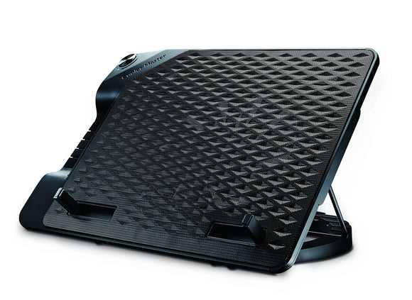 Cooler Master NotePal ErgoStand III - Premium Ergonomic Laptop Cooling Stand with Large 230mm Silent Fan, 4-Port USB Hub, and 6 Height Settings