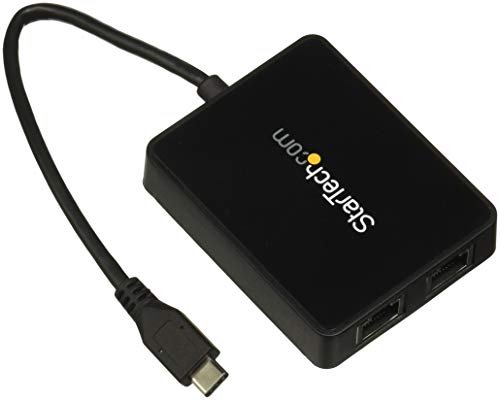 StarTech.com USB-C to Dual Gigabit Ethernet Adapter with USB 3.0 (Type-A) Port - USB Type-C Gigabit Network Adapter