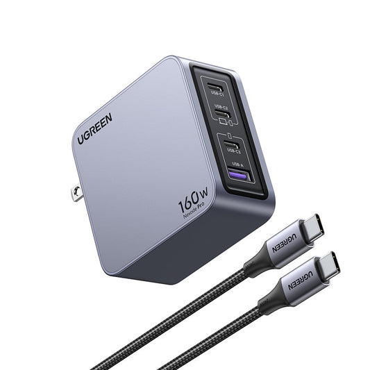 Nexode Pro USB-A+3*USB-C 160W  GaN Tech