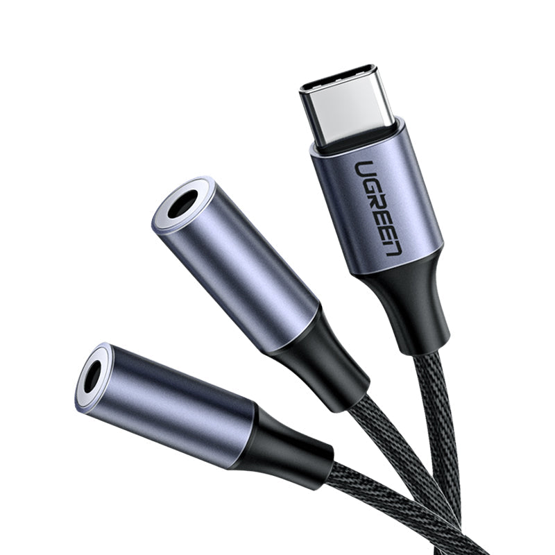 USB-C To 3.5mm Stereo Audio Splitter Cab