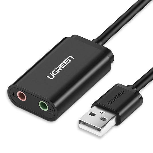 USB-A To 3.5mm External Stereo Sound Ada