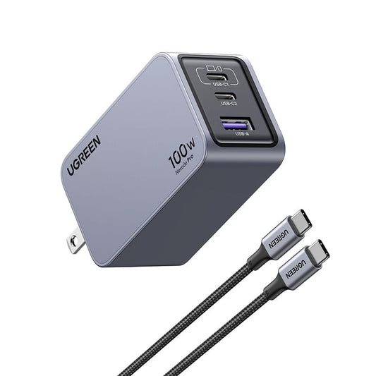 Nexode Pro USB-A+2*USB-C 100W  GaN Tech