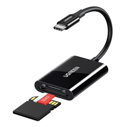 USB-C 3.1 Card Reader  For TF/SD - Black