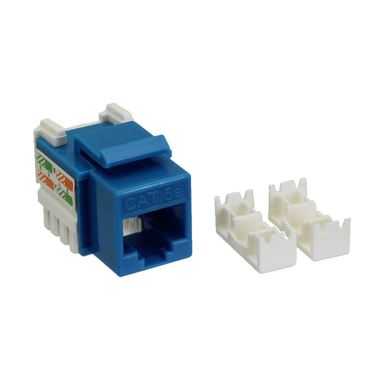 Cat5e RJ45 Keystone Jack - Blue