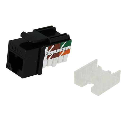 Cat6 Keystone Jack - Black