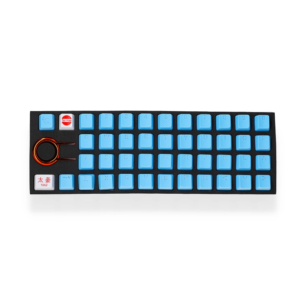 Rubber Keycap set - Blue - 42 pcs