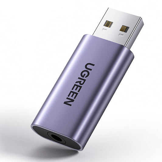 USB-A To 3.5mm External Sound Adapter