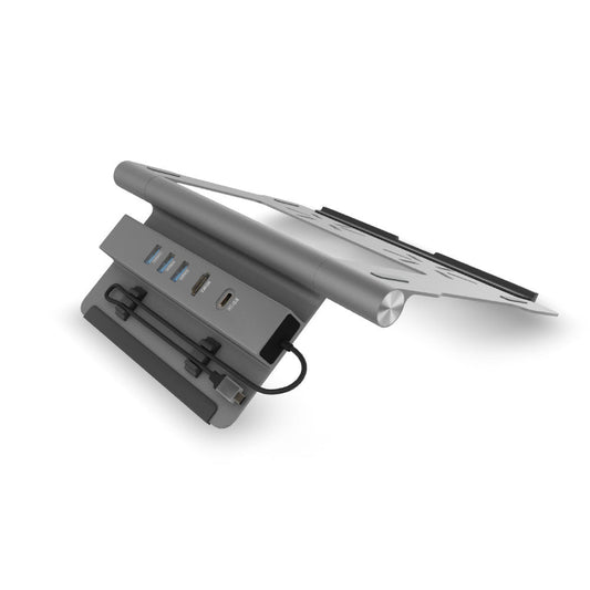 USB / HDMI Docking Station + Laptop Stan