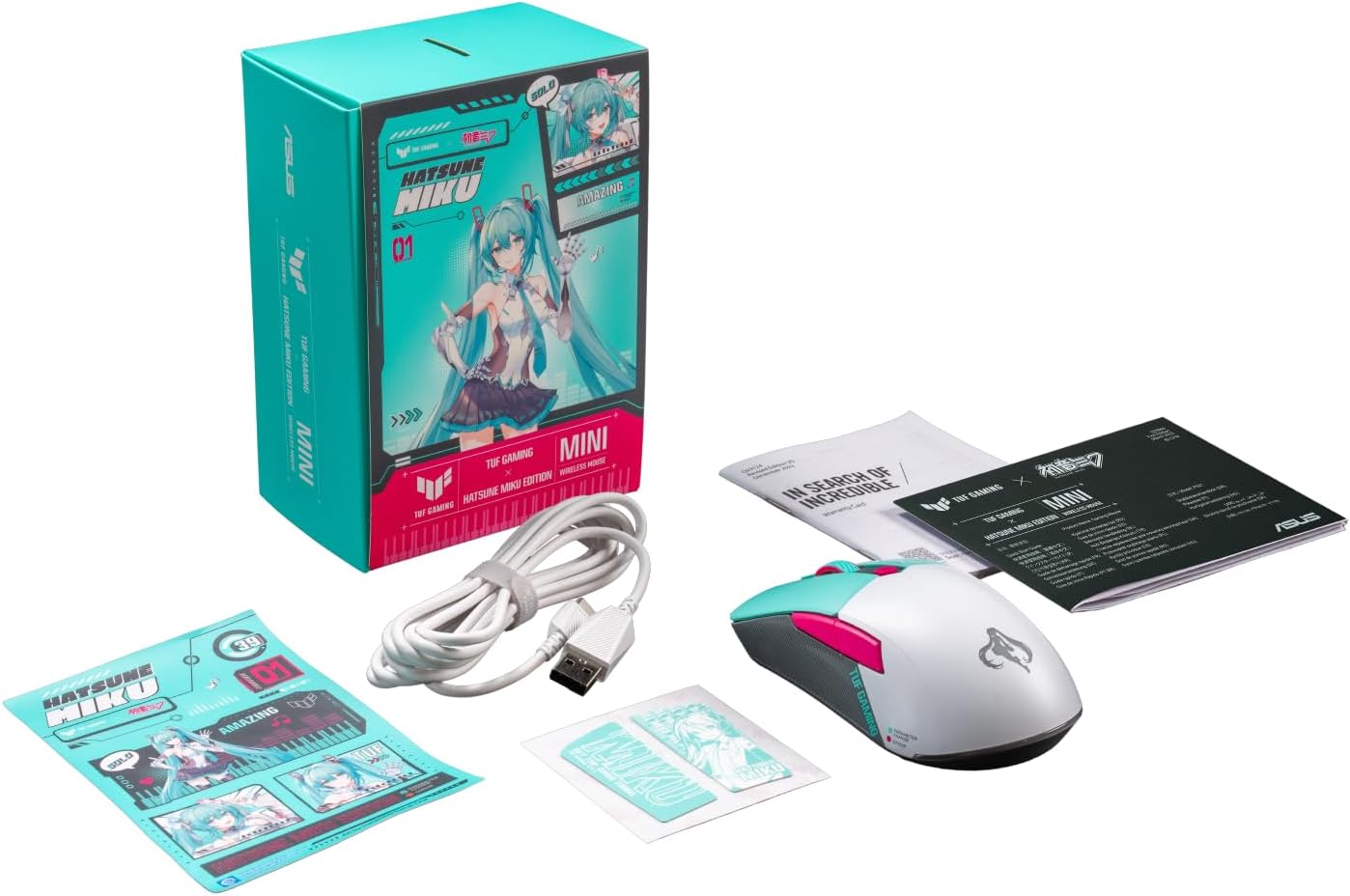 ASUS TUF Hatsune Miku Edition Mini Wireless Gaming Mouse