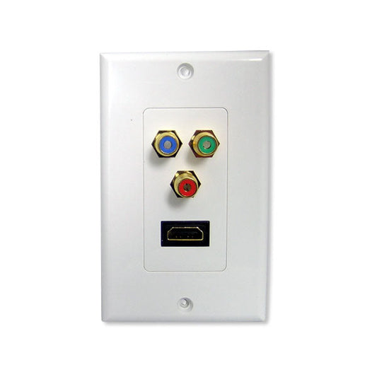 Component/HDMI Wall Plate