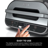Ninja Bg500c, Foodi Xl 5-in-1 Indoor Grill With 4-quart (3.8l) Air Fryer, Roast, Bake, & Dehydrate